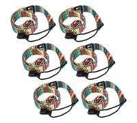 Kisangel 6pcs Adjustable Clip Ukulele Shoulder Strap No Drill Crossbody Guitar Strap for Acoustic Bass Instruments Elegant Design Comfortable Fit for Enhanced Performance
