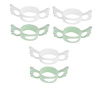 Kisangel 6pcs Born Bottles Silicone Handles Sleeves Sturdy Feeding Bottle Covers Heat Resistant Material Dishwasher Safe