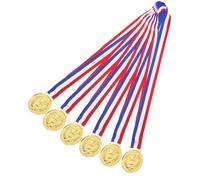 Kisangel 6PCS Competition Medal Award Medals for Students and Contest Winners for Sports Events Recognition and Celebrations Bright and Beautiful Decoration