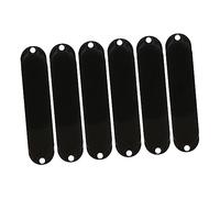 Kisangel 6Pcs Electric Guitar Pickup Cover Durable Plastic Single Coil Shells Bright Color Replacement for Guitarists Easy to Install and Store