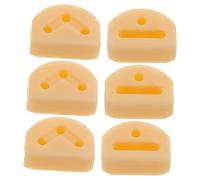 Kisangel 6pcs Guitar String Buckle Nylon String Fasteners for Acoustic Classical Guitar Ties Bridge Beads Ukulele