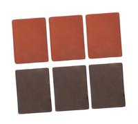 Kisangel 6pcs Handmade Red Clay Reptile Tank Bricks Porous Turtle Habitat Basking Platform for Semi Aquatic and Land Turtles Terrarium Landscape Accessory