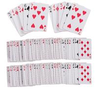 Kisangel 6pcs Mini Play Cards for Adults Compact Dollhouse with High Simulation Paper Material Funny Handheld Game for Birthday S Day Year Enhances Hands Communication Skills