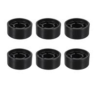 Kisangel 6pcs Plastic Guitar Stomp Knobs Pedal Caps for Effect Footswitch Toppers Guitar Pedal Caps Electric Toppers Screw Anthracite Grey for Cover for Scenario