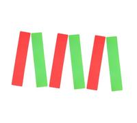 Kisangel 6pcs PVC Court Line Boundary Marker Set Flat Rectangular Spot Markers for Basketball Soccer Tennis Agility Training Durable High Visibility Portable Sports Field Marking Tools