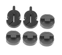 Kisangel 6pcs Rubber round Tourte Style Violin Practice Mute for Small Violin Reduce Sound Practice Mute for Quiet Environments Training
