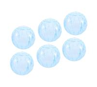 Kisangel 6pcs Silent Running Wheel Hamster Toy Exercise Ball Spinning Wheel for Small Pets Hamster Gerbil Quiet Indoor Outdoor Activity