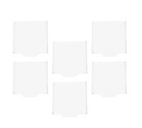 Kisangel 6pcs Transparent Fire Alarm Pull Station Cover High-strength Clear Call Point Protective Guard Manual Alarm Flap Shield for Visual Inspection and Damage Prevention in Offices and