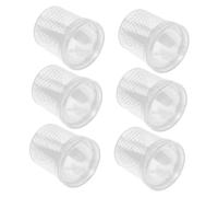 Kisangel 6pcs Transparent Insect Observing Jar with Triple Magnification Bug Viewer for Nature Exploration Biology Science Observation Plastic Insect Catching Container