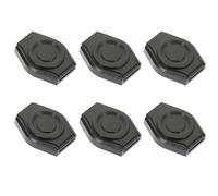 Kisangel 6pcs USB Webcam Cover Privacy Protector with Lens and Device Protection, Black Plastic Camera Cover for Laptop, Desktop, and Digital Devices