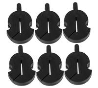 Kisangel 6pcs Violin Practice Mute Rubber Small Violin Mute for Silencer Replacement Parts