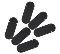 Kisangel 6pcs Webcam Cover Slider for Laptop Computer Camera Privacy Protection Material Ultra Thin Slide Lens Protector for Phones Tablets Black