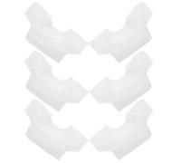 Kisangel 6Pcs White Blank Bear Clothes Basic Sublimation Bear T Shirt for Stuffed Animals Doll T Shirts for Dolls Stylish Accessories