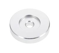 Kisangel 7-inch Silver Metal 45 Revolutions Per Minute Vinyl Record Adapter Dome for Turntables, 7 Inch Single Spindle Accessory Compatible with 45 Revolutions Per Minute Records