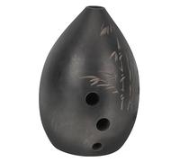 Kisangel 8-hole Clay Ocarina Instrument with Delicate Patterns, Comfortable to Hold and Good Tone Quality, for Learning and Developing A Child's Interest in Music