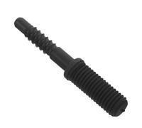Kisangel 8-tooth Pool Cue Joint Screw Connector Made of Sturdy Black Aluminum, Quick Release Design Enhancing Structural Integrity for Practice and Training Sessions