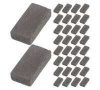 Kisangel 80pcs Mini Landscape Bricks for Turtle Tank Setup Smooth-edged Micro Building Blocks for Safe Turtle Habitat Decoration Indoor Terrarium Landscaping Accessories