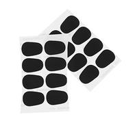 Kisangel 80pcs Oval Saxophone Pads Durable Silicone Mouthpiece Cushions with Strong Adhesive for Alto Tenor Saxophones and Clarinets Comfortable Lightweight Design for Musicians