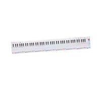 Kisangel 88-key Portable Piano Keyboard Practice Card with Note Chart and Finger Guidance for Beginners - Roll-up Music Sheet Aid for Learning Piano Keys
