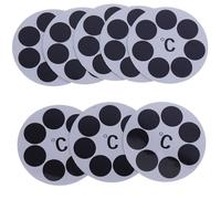 Kisangel 8pcs Bath Thermometer Stickers with Accurate Temperature Monitoring Self-Adhesive Pet LCD Display for Bathtub and Bath Water 30~42℃