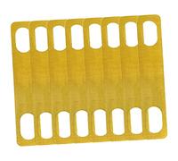 Kisangel 8pcs Brass Guitar Neck Shims Heightening Gasket for Bolt Neck Repair Compatible with Various Guitars Includes Thicknesses for Enhanced Sound Quality