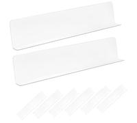 Kisangel 8Pcs Clear Cage Blockers for Small Pets Non Magnetic Pet Cage Prevent Chewing Damage and Keep Bedding Contained for Guinea Pigs Rabbits Hamsters