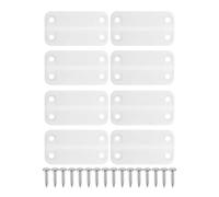 Kisangel 8pcs Cooler Hinges with Screws: Plastic Hinge for Camping Ice Cooler Lid Repair - Chest Replacement Parts Compatible for IGLOO 50-165 Quart