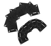 Kisangel 8pcs Heavy Duty Tv Wall Mount Bracket with DIY Angle Adjustment Profile for LED LCD Monitors and Digital Photo Frames Quick Installation for Home and Office Use