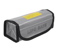 Kisangel 8pcs Lipo Battery Safe Bag, Fireproof Battery Safe Storage Bag, 7.3x3 inch Fireproof Lipo Box, Explosion Proof Charging Case for Work Trips