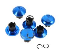 Kisangel 8pcs Metal Thumbstick Grip Covers for Edge Controller High-low Profile Thumb Grips with Efficient Back Buttons Gaming Controller Accessories for Enhanced Precision and