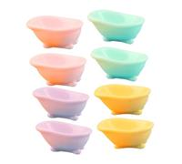 Kisangel 8pcs Miniature Resin Bathtub for Dollhouse Bathroom Decor Lightweight Micro Landscape Ornament Doll Bath Accessories for Miniature Home and Garden Scenes