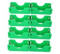 Kisangel 8pcs Physics Experiment Battery Holder and Case for Teaching, Plastic Electrical Laboratory Battery Box for Primary and Secondary School Science Projects, Electricity Education Supplies