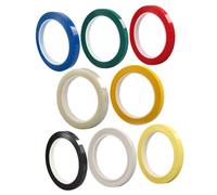 Kisangel 8pcs Violin Fretboard Tapes Finger Guide Stickers for Beginners Cello Violin Self-adhesive Musical Instrument Fingerboard Decals Color-coded for Note Positioning