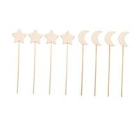 Kisangel 8pcs Wand for Princess Craft Handmade Simple Glitter Wand Party Princess Fairy DIY Fairy Wand Birthday Fairy Fairy DIY Wand Blue Crafts DIY Wood
