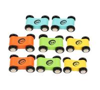 Kisangel 8pcs Wooden Car for Racing Car Figurines Educational Fun for Birthday and Christmas Parties Promotes Creativity and Social Skills