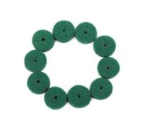 Kisangel 90 Pcs Felt Piano Washers Piano Accessories for Key Leveling Repair Parts for Improved Sound Performance Felt Material for Protection Green
