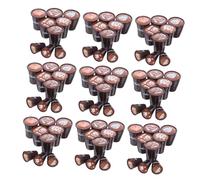 Kisangel 90pcs Miniature Resin Coffee Cups with Realistic Latte Art Japanese Style Dollhouse Drink Mugs for DIY Miniature Decorations for Micro Landscapes and Dollhouse Kitchen Accessories
