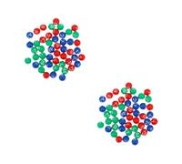 Kisangel 98 pcs Raffle Game Balls Plastic Bingo Balls with Numbers and Bright Colors for Party Bingo Lottery and Group Games