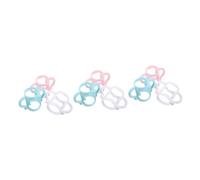 Kisangel 9pcs Feeding Bottles Handle Silicone Milk Bottle Handles for Boy Girl Soft for for Shower Use