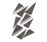 Kisangel 9pcs High-Grade Iron Replacement Hammer Wedges Wedge for Wooden Handle Installation and Fence Post Stabilizing Practical and Easy to Install