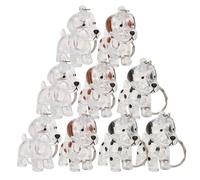 Kisangel 9pcs Pet Hair Keepsake Box for Dog Memorial Fur Capsule Collector Keychain for Preserving Puppy Memories as Home Ornament