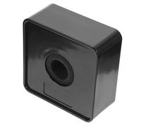 Kisangel Abs Square Microphone Logo Station for Professional Interview Microphone Use, Convenient to Use with Fine Workmanship, Practical and Simple Design for Interviewers and Reporters