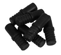 Kisangel Accessories and Easy to Use Design 6pcs Threaded Connectors Black Plastic Adjustable Broom Pole Parts with Versatile Compatibility for Broom and Brush for Cleaning