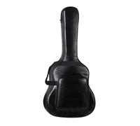 Kisangel Acoustic Accessory with Inch Guitar Bag Double 40/41 Shoulder Strap, Anti-Water Pu Material, Large Outer Labour Saving Design, Black Guitar Gear for Travel and Training