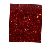 Kisangel Acoustic Guitar Pickguard Anti Scratch Sticker Self-adhesive Guitar Protector Board-protection Sticker for Diy Custom Cutting Red Tortoise Shell Design