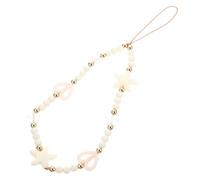 Kisangel Acrylic Hollow Heart Beaded Mobile Phone Lanyard Wrist Strap with Anti-lost Function for Mobile Phones and Cameras, Gift for Women at Christmas Or Birthdays