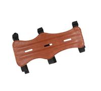 Kisangel Adjustable Archery Arm Guard Brown Pu Leather Safe Strap Armband Protective Gear for Hunting Recurve Bowmen Outdoor Shooting Accessories