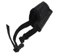 Kisangel Adjustable Black Puppy Muzzle for Small Breeds Barking and Biting Dog Muzzle for Chihuahua Shih Tzu Bulldog Comfortable Walking and Training Tool to Prevent Chewing and Biting