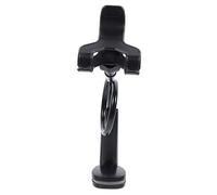 Kisangel Adjustable Clip Phone Holder for Desk Black Mobile Phone Stand with Firm Table Clamp Viewing for Live Streaming Video Calls and Entertainment
