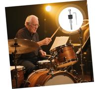 Kisangel Adjustable Cymbal Stand Arm Attachment with Threaded Stacker for Drum Kit Extension Percussion Mount Clamps Compatible with Snare and Hihat Cymbal Stands Easy Installation and